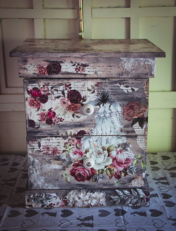 Vintage Bunny Rabbit Dresser Upcycle! Video Tutorial The Blanc Canvas