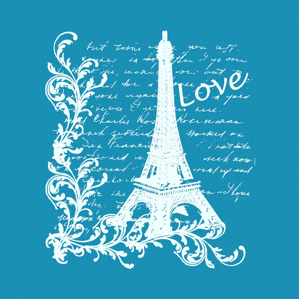 Paris Painting Mini Mesh Stencil The Blanc Canvas