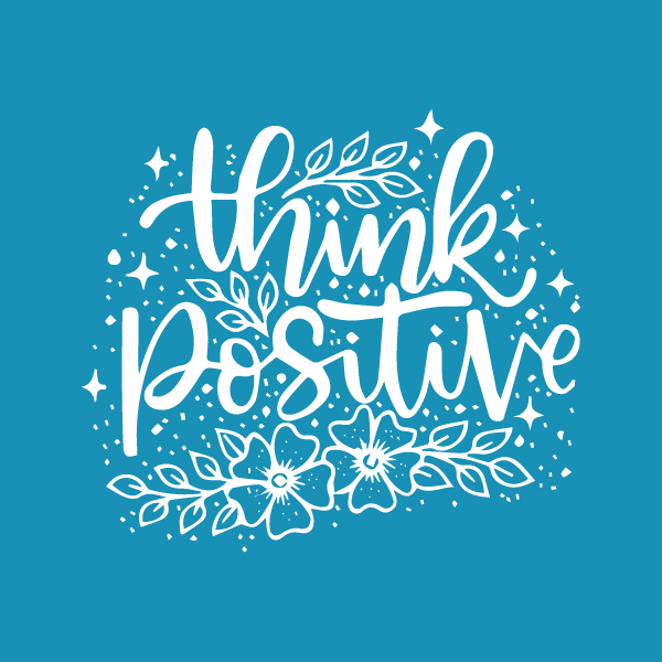 Think Positive Mini Mesh Stencil The Blanc Canvas